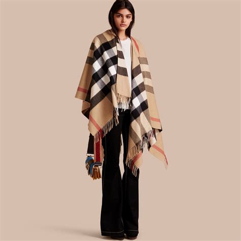 burberry poncho second hand|burberry poncho shawl pockets helene.